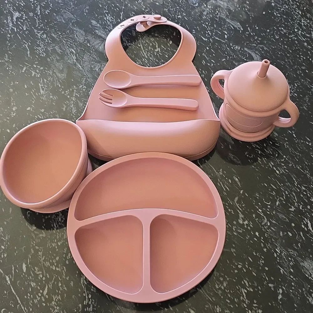 BRAND NEW SILICONE BABY FEEDING SET G1 - Picture 7 of 11